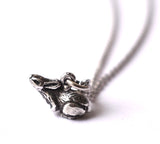 Baby Bunny Charm Necklace, Necklace, Unmarked Industries - unX Industries - artisan jewelry made in U.S.A 