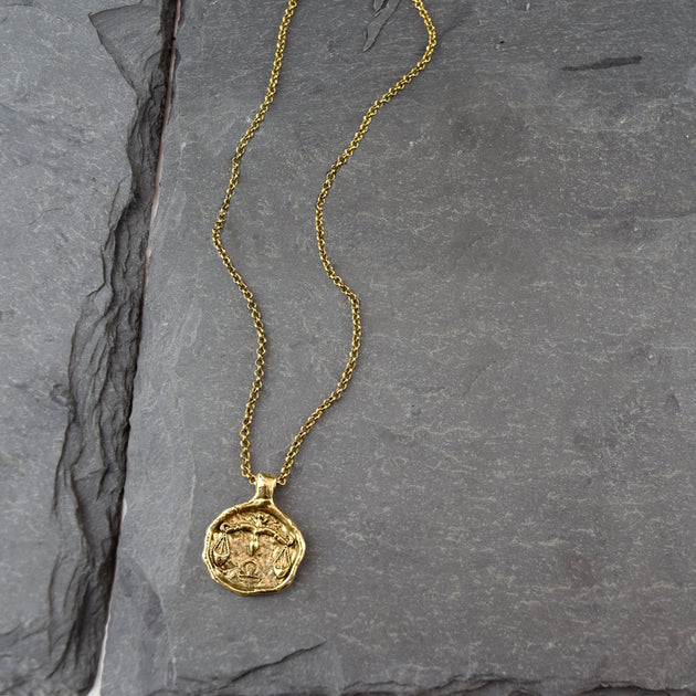 Libra Zodiac Necklace, Necklace, Unmarked Industries - unX Industries - artisan jewelry made in U.S.A 