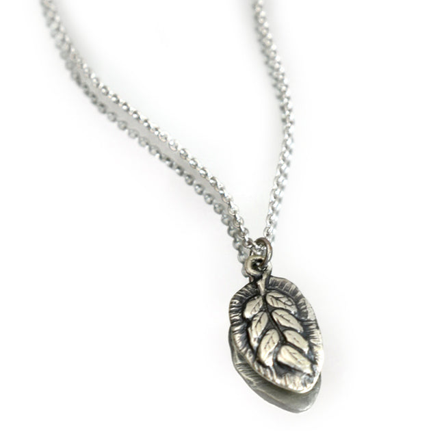 Laurel Leaf Necklace, Necklace, Unmarked Industries - unX Industries - artisan jewelry made in U.S.A 