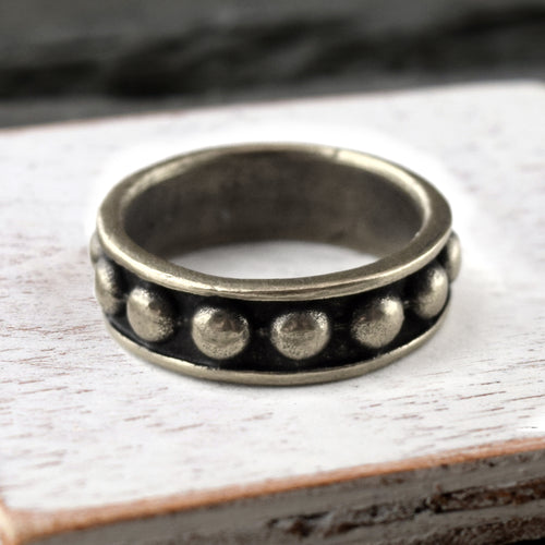 Riveted Silver Ring, Ring, Unmarked Industries - unX Industries - artisan jewelry made in U.S.A 