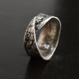 Leather Wrap Ring, Ring, Unmarked Industries - unX Industries - artisan jewelry made in U.S.A 