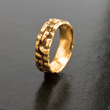 Twill Ring, Ring, Unmarked Industries - unX Industries - artisan jewelry made in U.S.A 