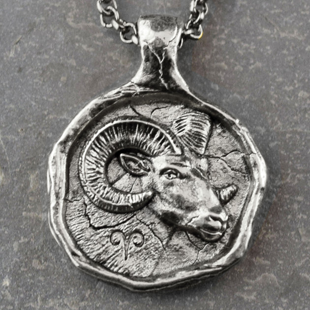 Aries Zodiac Necklace, Necklace, Unmarked Industries - unX Industries - artisan jewelry made in U.S.A 