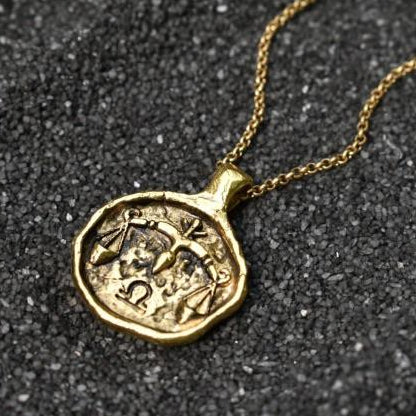 Libra Zodiac Necklace, Necklace, Unmarked Industries - unX Industries - artisan jewelry made in U.S.A 