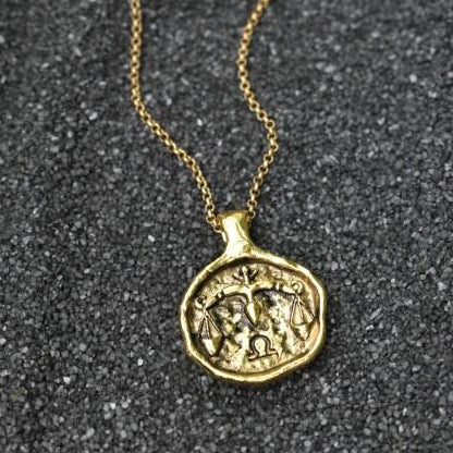 Libra Zodiac Necklace, Necklace, Unmarked Industries - unX Industries - artisan jewelry made in U.S.A 