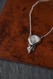 Shield Wolf Moonstone Necklace