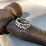 Silver Welders wrap ring, , Unmarked Industries - unX Industries - artisan jewelry made in U.S.A 