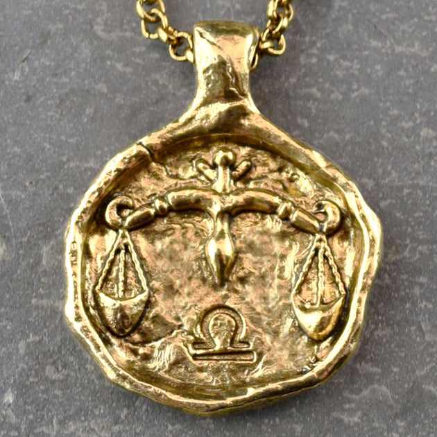 Libra Zodiac Necklace, Necklace, Unmarked Industries - unX Industries - artisan jewelry made in U.S.A 